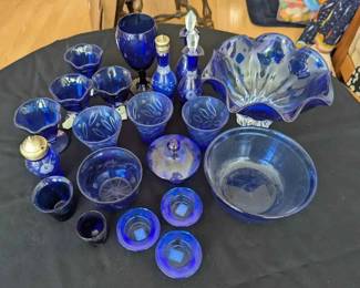 SW157Cobalt Blue Glass Pieces