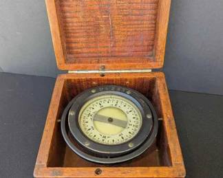 SW138Gimbal Ring Star Of Boston Ships Compass