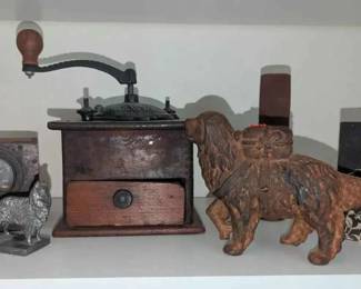 SW139Cast Iron And Wood Items