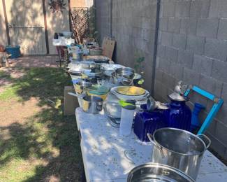 Outdoor Table Of Cookware