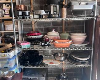 Small Appliances And Kitchen Shelving
