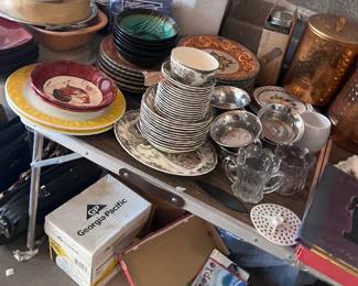 Assorted Dinnerware And Glassware