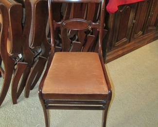 Tell City Mahogany Folding Chairs - We have 7 of Them!