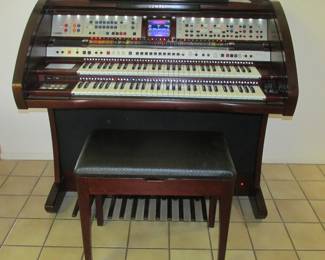 Lowrey Inspire, Compact Electronic Organ, Built-In Color Touchscreen, Full Accompaniment Controls, Pre-set Rhythms, Matching Bench + Music Books