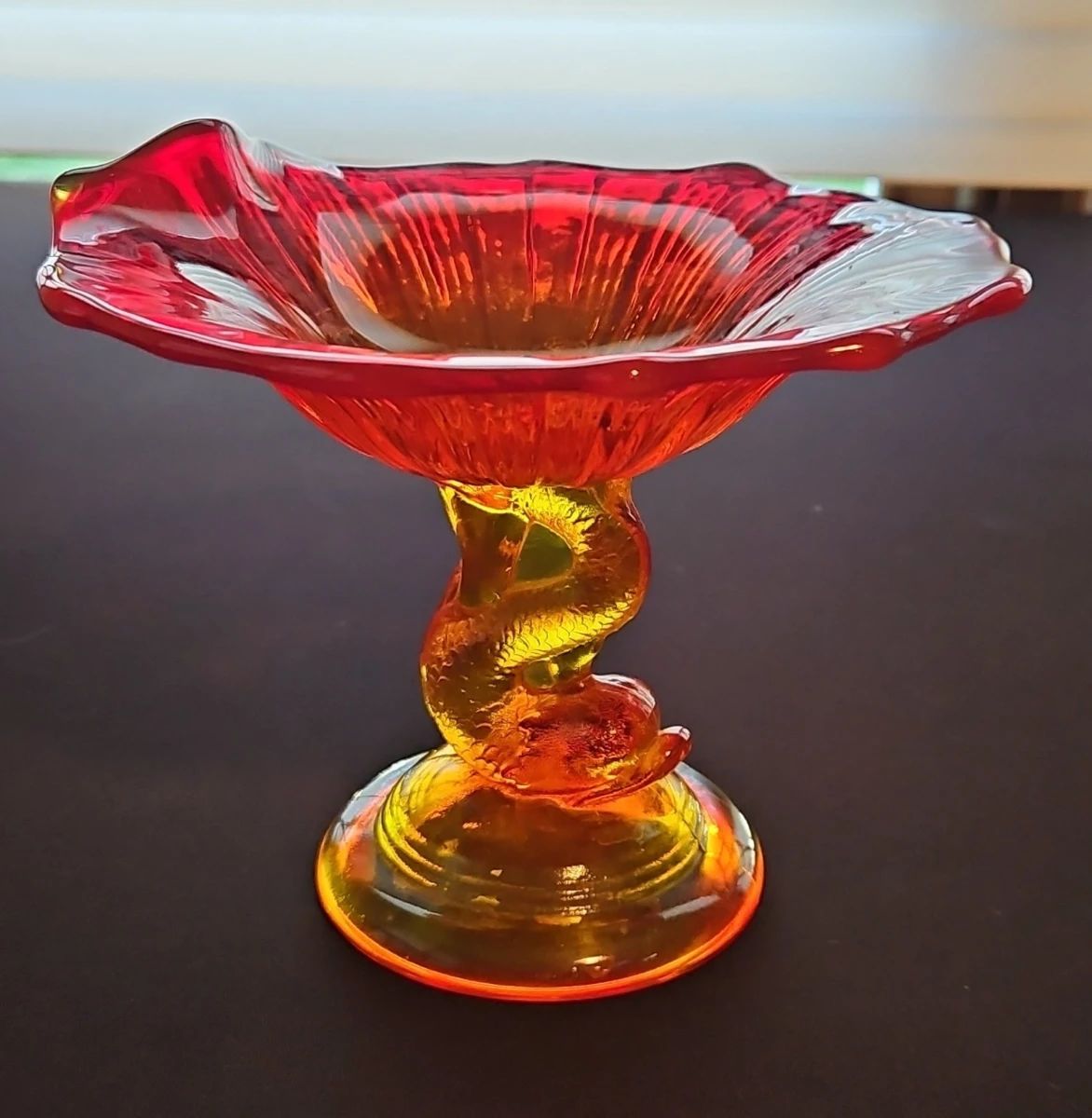 Amberina Dolphin Compote
