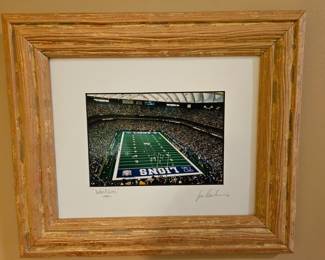 Signed Silverdome Stadium Photograph