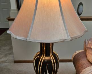 Bamboo Motif Table Lamp second image