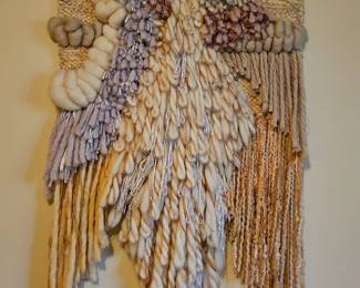 Woven Fiber Wall Hanging