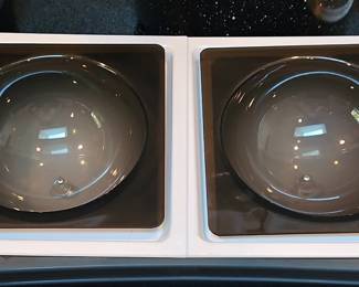 Double burner hot plate