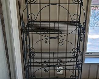 Wrought Iron Bakers Rack
