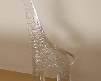 Glass Giraffe Figurine