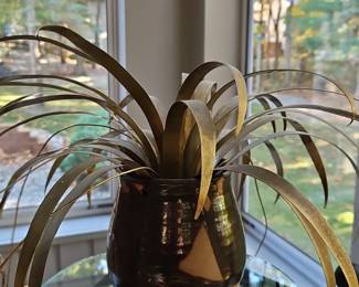 Metal Foliage Sculpture
