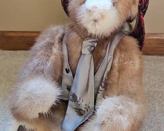 Vintage Fur Teddy Bear