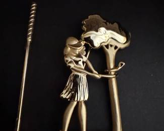 AJC Golfer Brooch