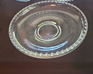 Imperial Glass Candlewick Plate