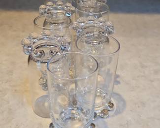 Imperial Candlewick Beaded Glasses