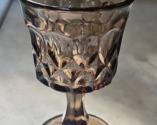 Smoked Glass Goblets, set of third image