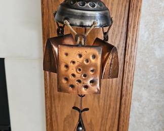 Vintage Copper Cowbell Chime