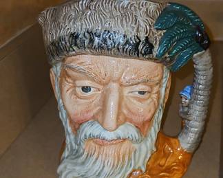 Robinson Crusoe Character Jug