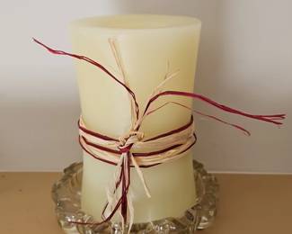 Pillar Candle with Holder