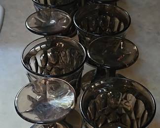 Smoked Glass Goblets, set of second image