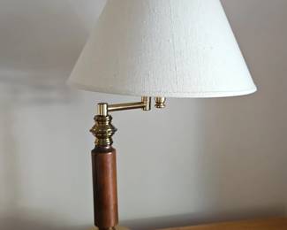 Adjustable Brass Desk Lamp