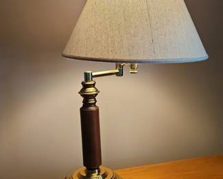 Adjustable Brass Desk Lamp second image