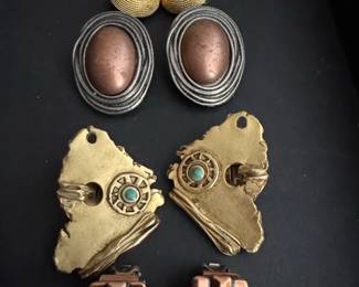 Vintage Clipon Earrings Lot