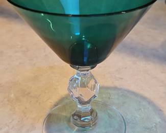 Emerald Green Cocktail Coupes, set of third image