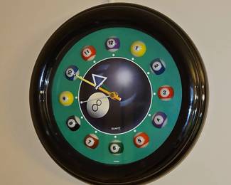 Billiards Wall Clock