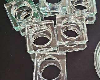 Clear Acrylic Napkin Rings