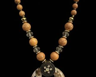 Beaded Statement Necklace