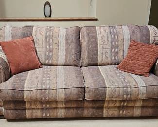 Patterned Fabric Sofa