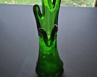 Emerald Green Swung Vase