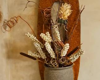 Wall Pocket Floral Arrangement B