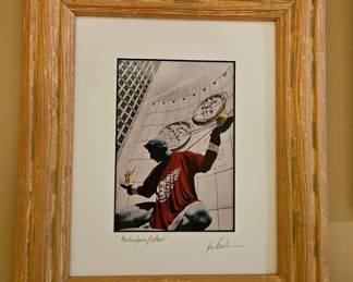 Signed Hockeytown Detroit Print