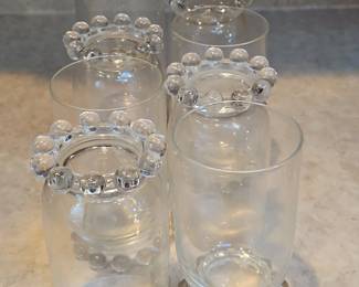 Imperial Glass Candlewick Tumblers
