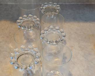 Imperial Glass Candlewick Tumblers second image