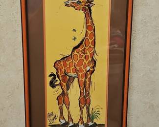 Carol Lepper Giraffe Art