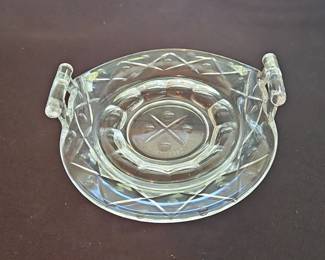 Vintage Pressed Glass Tray