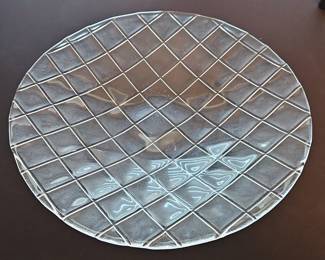 Clear Diamond Pattern Plate second image
