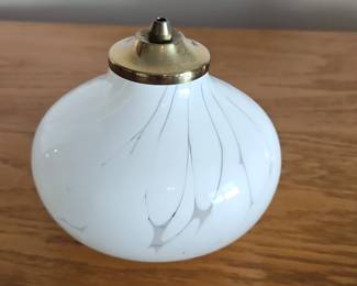 Skruf Sweden Glass Lamp
