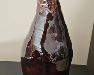 Brown Drip Glaze Vase