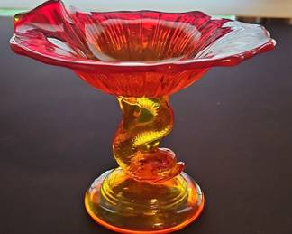 Amberina Dolphin Compote