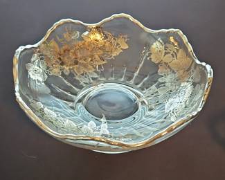 Flanders Poppy Glass Bowl