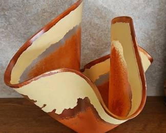 Signed Art Glass Sculpture