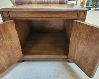 Burl Wood Cabinet Table third image