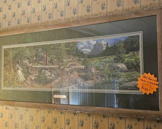 Bev Doolittle framed art $195