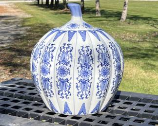Large Porcelain Pumpkin