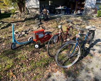 Bikes & Pedal Tractor